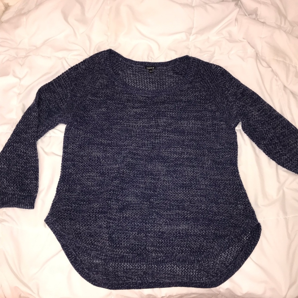 Cable Knit Sweater - Plus Size